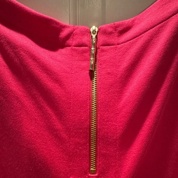 NWT Tommy Bahama Darcy Flounce Dress Glowy Azalea/Vibrant Pink Midi Summer beach